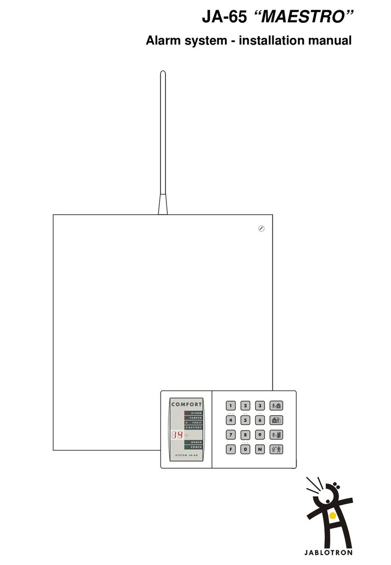 jablotron MAESTRO JA-65 User manual