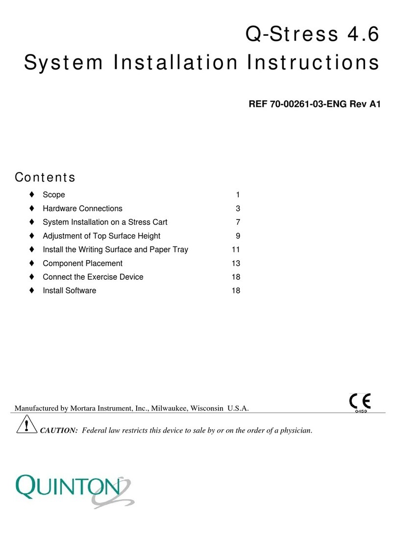Quinton Q-Stress 4.6 System Installation Instructions