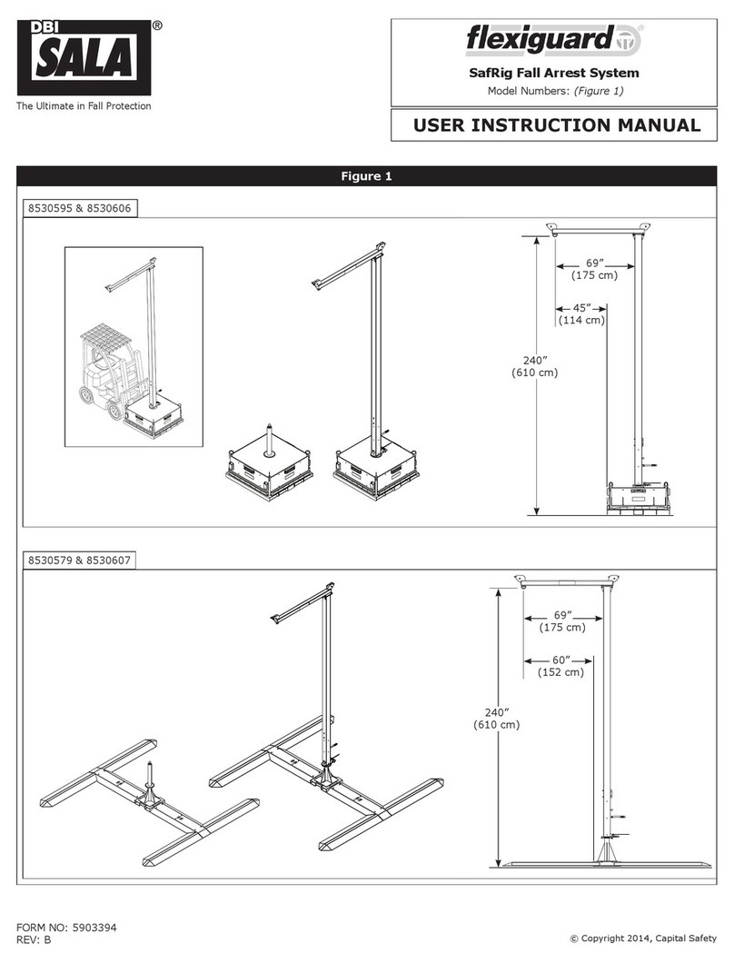 DBI SALA Flexiguard 8530595 User instruction manual