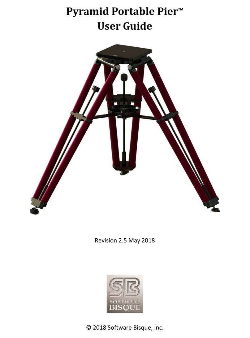 Software Bisque Pyramid Portable Pier user guide