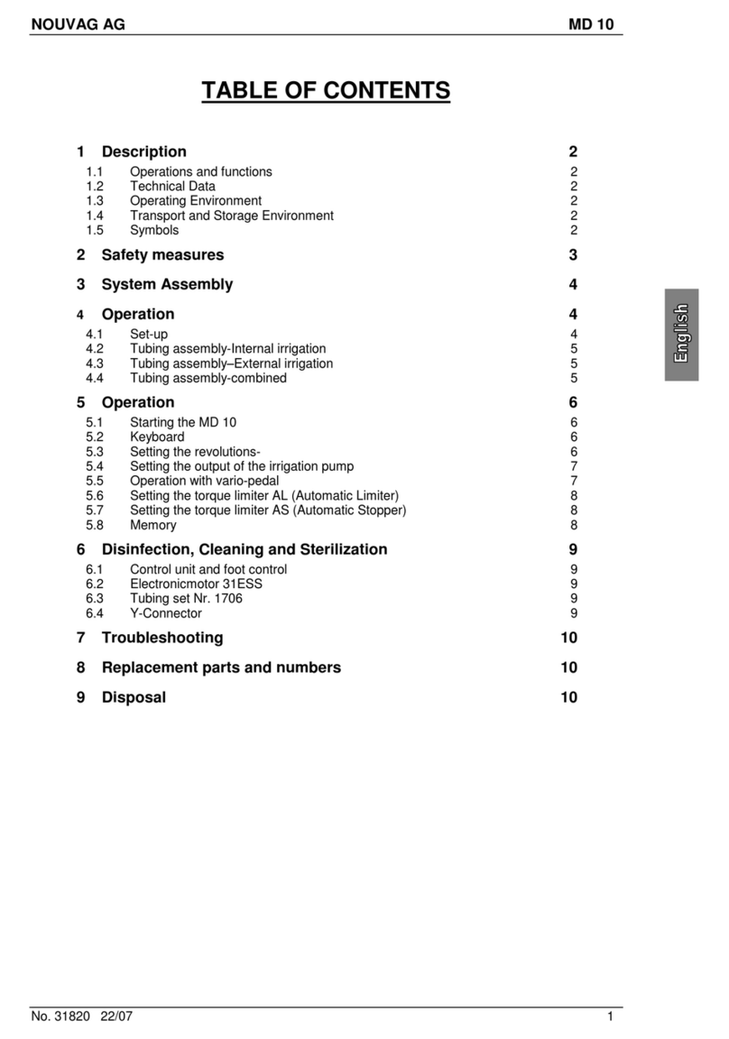 Nouvag AG MD 10 manual