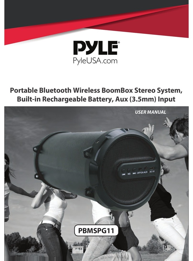 Pyle PBMSPG11 User manual