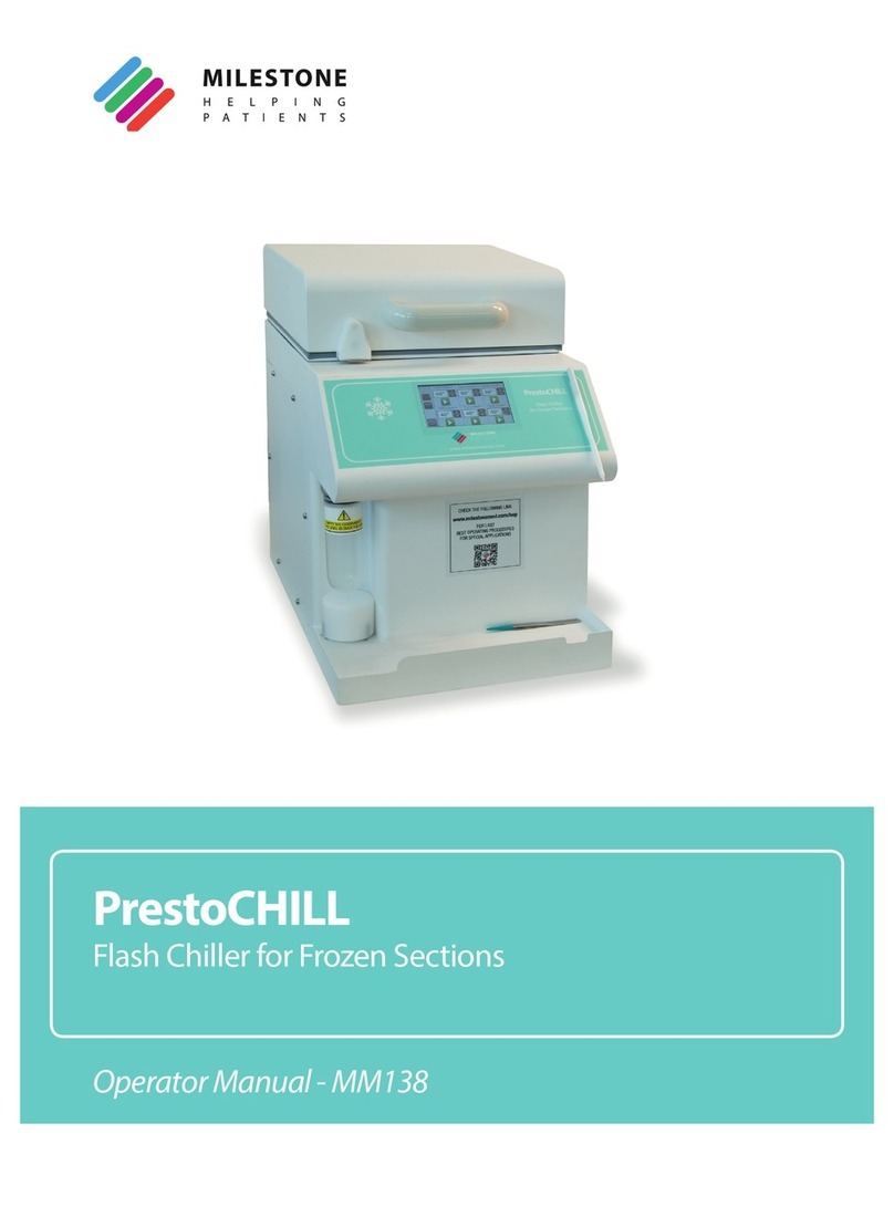 Milestone PrestoCHILL Operator's manual