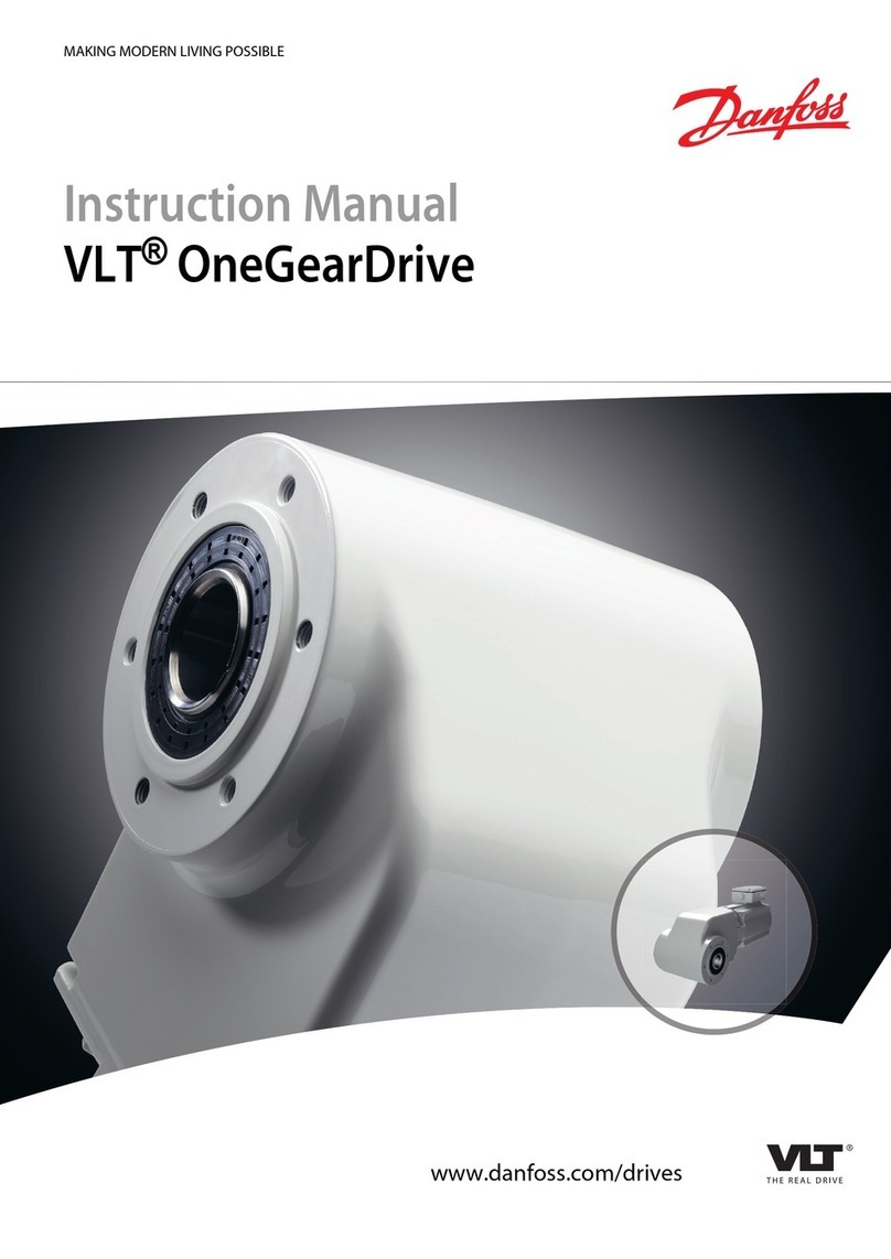 Danfoss VLT OneGearDrive User manual Danfoss VLT OneGearDrive User manual