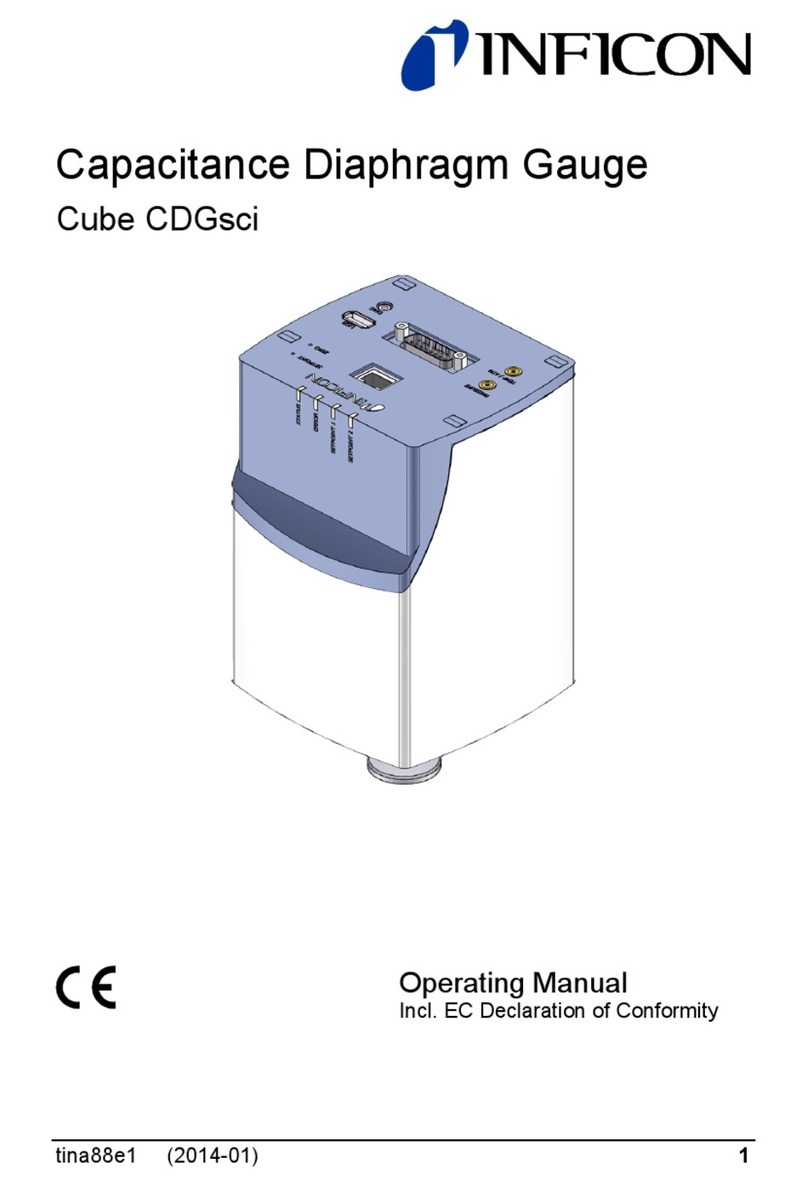 Inficon Cube CDGsci User manual