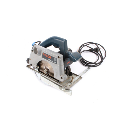 Bosch GKS 54 PROFESSIONAL operating instructions