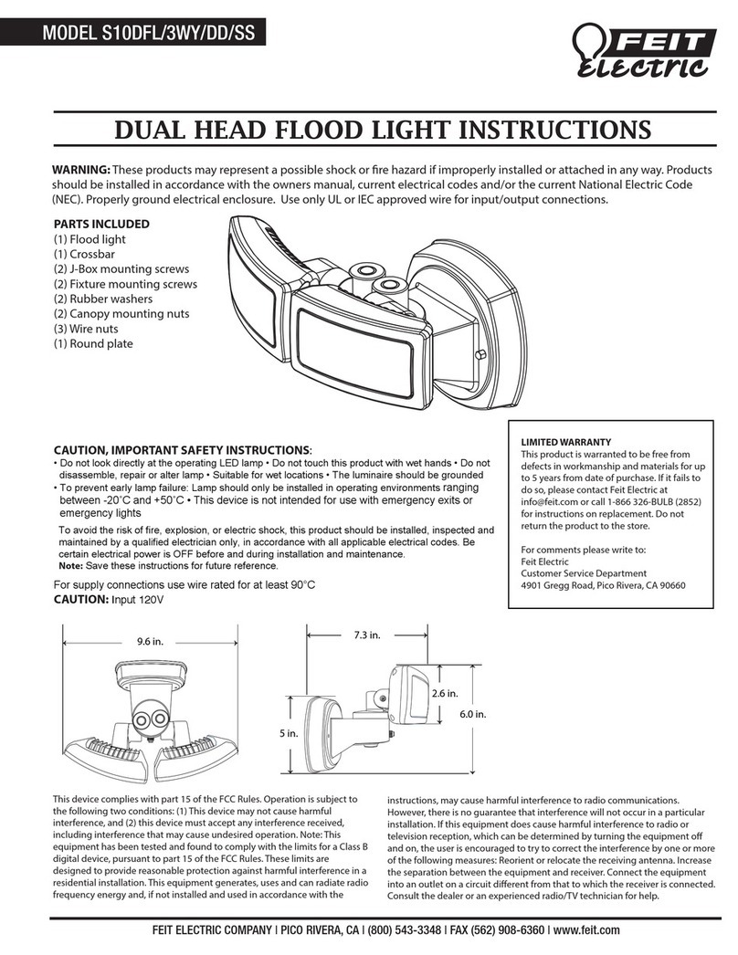 Feit Electric S10DFL/3WY/DD/SS User manual