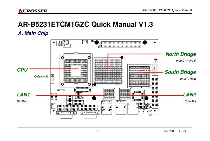 Acrosser Technology AR-B5231ETCM1GZC Installation guide Acrosser Technology AR-B5231ETCM1GZC Installation guide