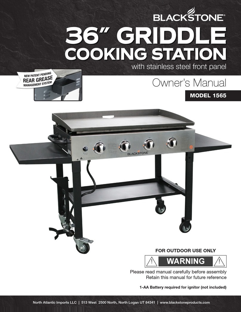 Black Stone 1565 owner's manual