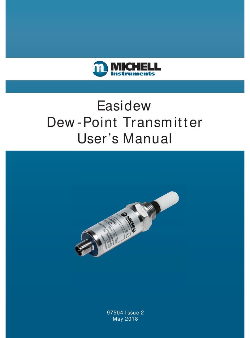 Michell Instruments Easidew User manual