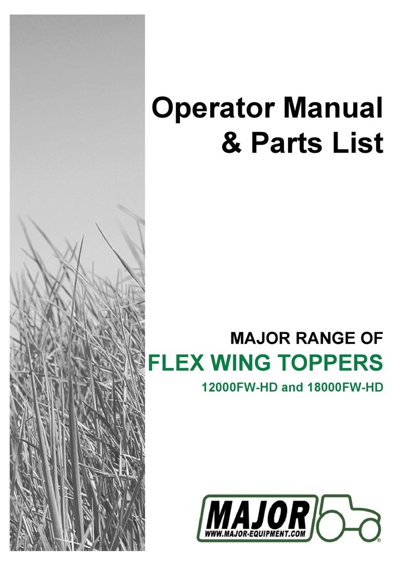 Major 12000FW-HD Installation and operation manual