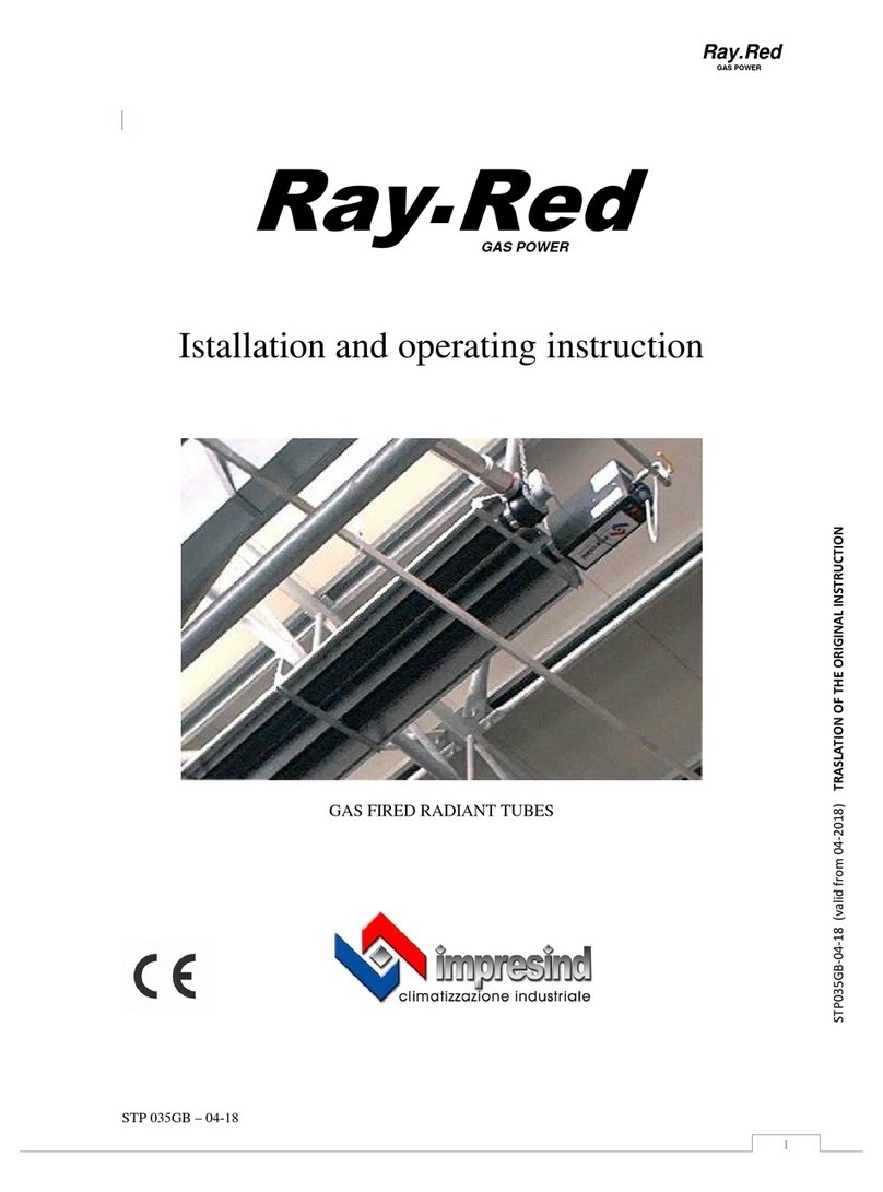 Impresind Ray.Red Installation and operating instruction