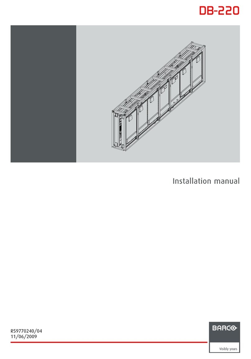 Barco DB-220 User manual