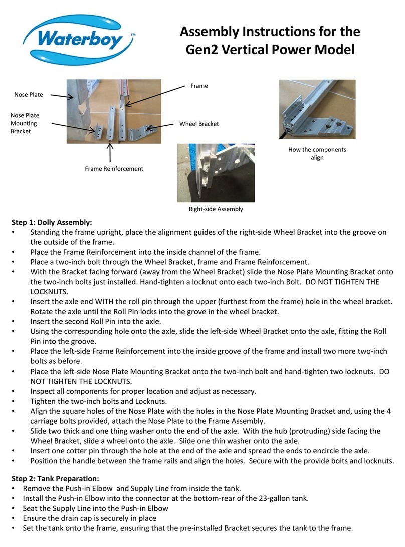 Waterboy VPM-T-G2 Assembly instructions