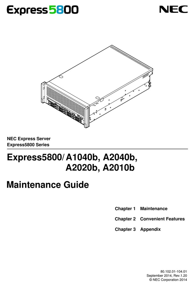NEC NEC Express5800 Series Operating manual