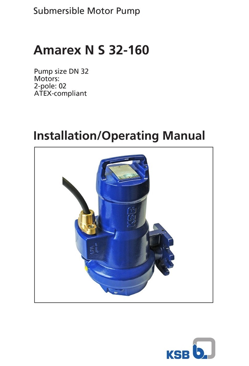 KSB Amarex N S 32-160 Installation & operating manual