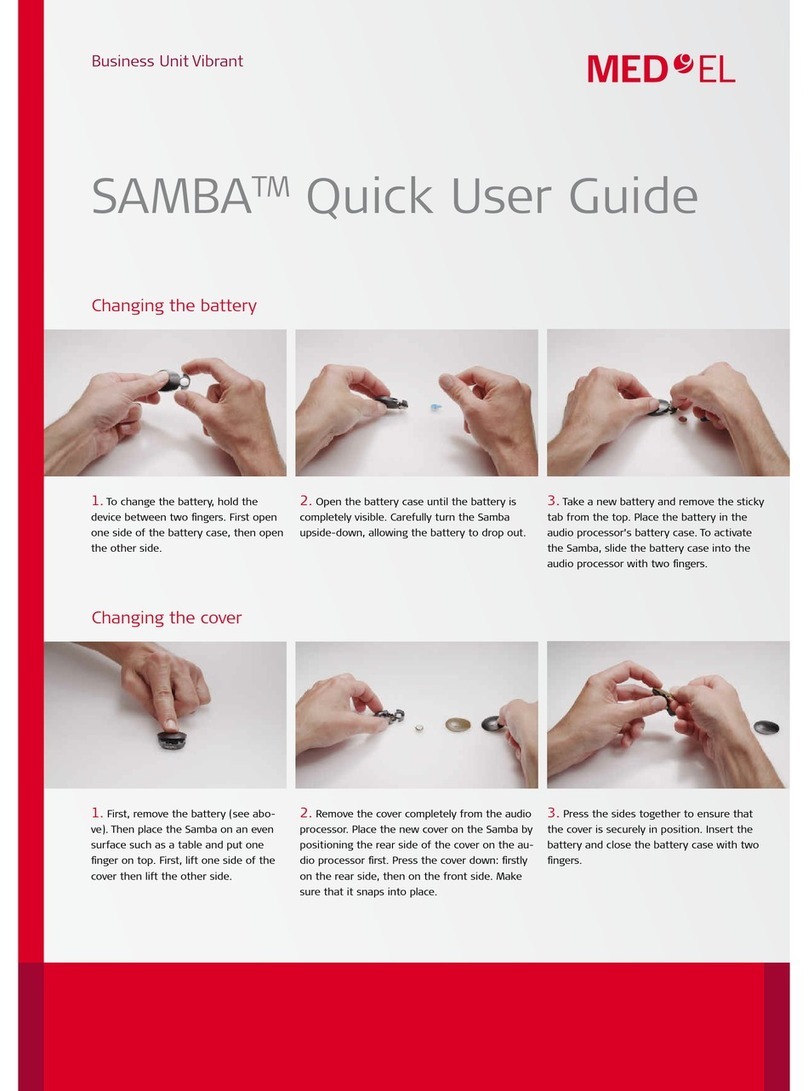 Medel SAMBA Instruction manual