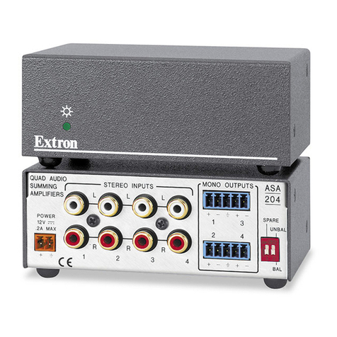 Extron electronics ASA Series User manual