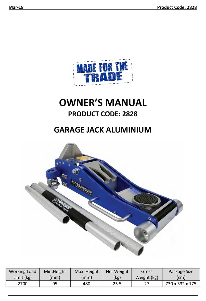 TradeQuip 2828 User manual