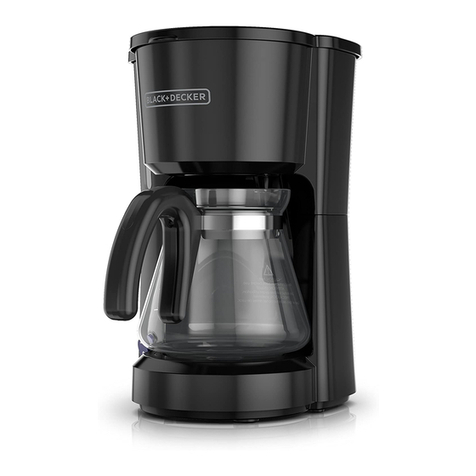 BLACK DECKER CM0750 use and care manual