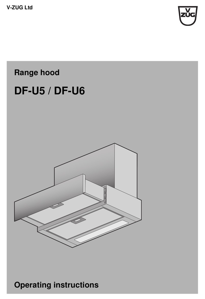 V-ZUG DF-U5 User manual