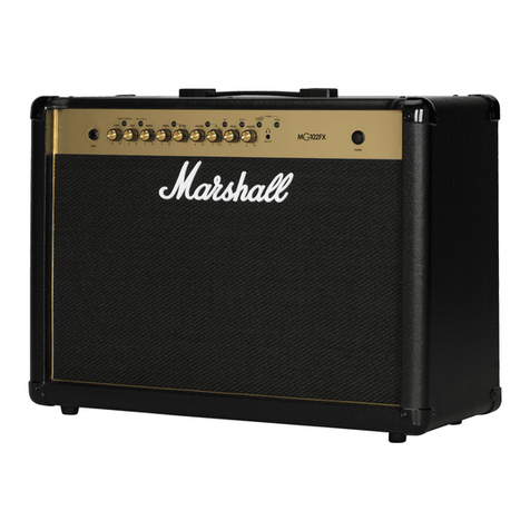 Marshall Amplification MG GOLD SERIES User manual