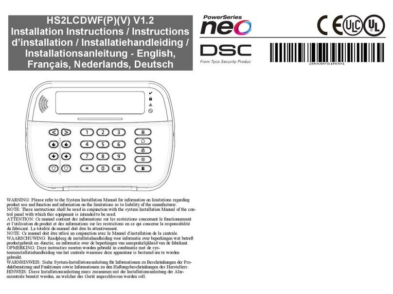 DSC PowerSeries Neo installation instructions