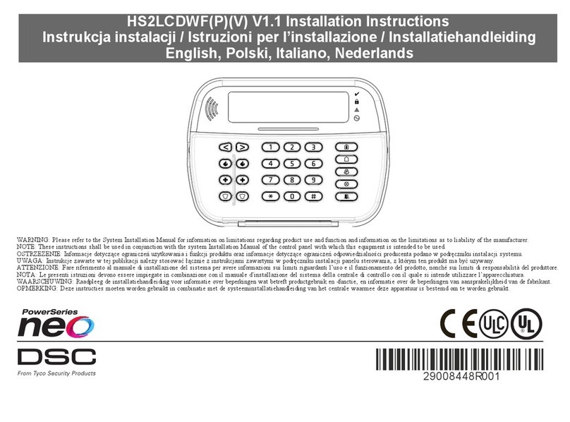 DSC PowerSeries Neo installation instructions