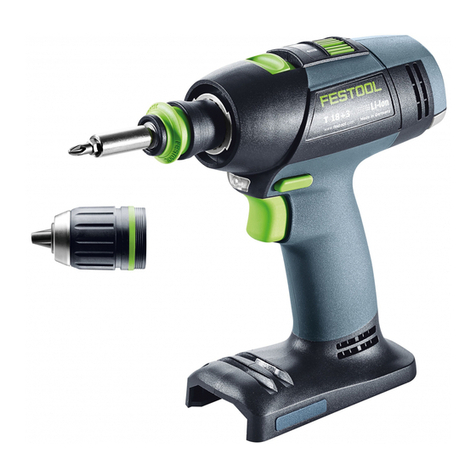 Festool T 18+3 Li instruction manual