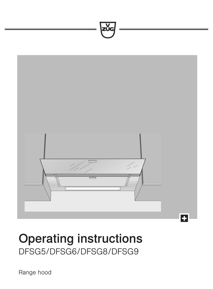 V-ZUG DF-SG5 User manual