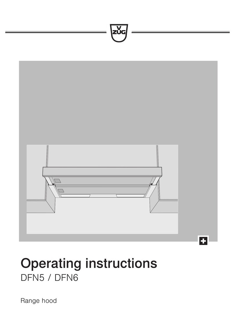 V-ZUG DFN 6 User manual V-ZUG DFN 6 User manual