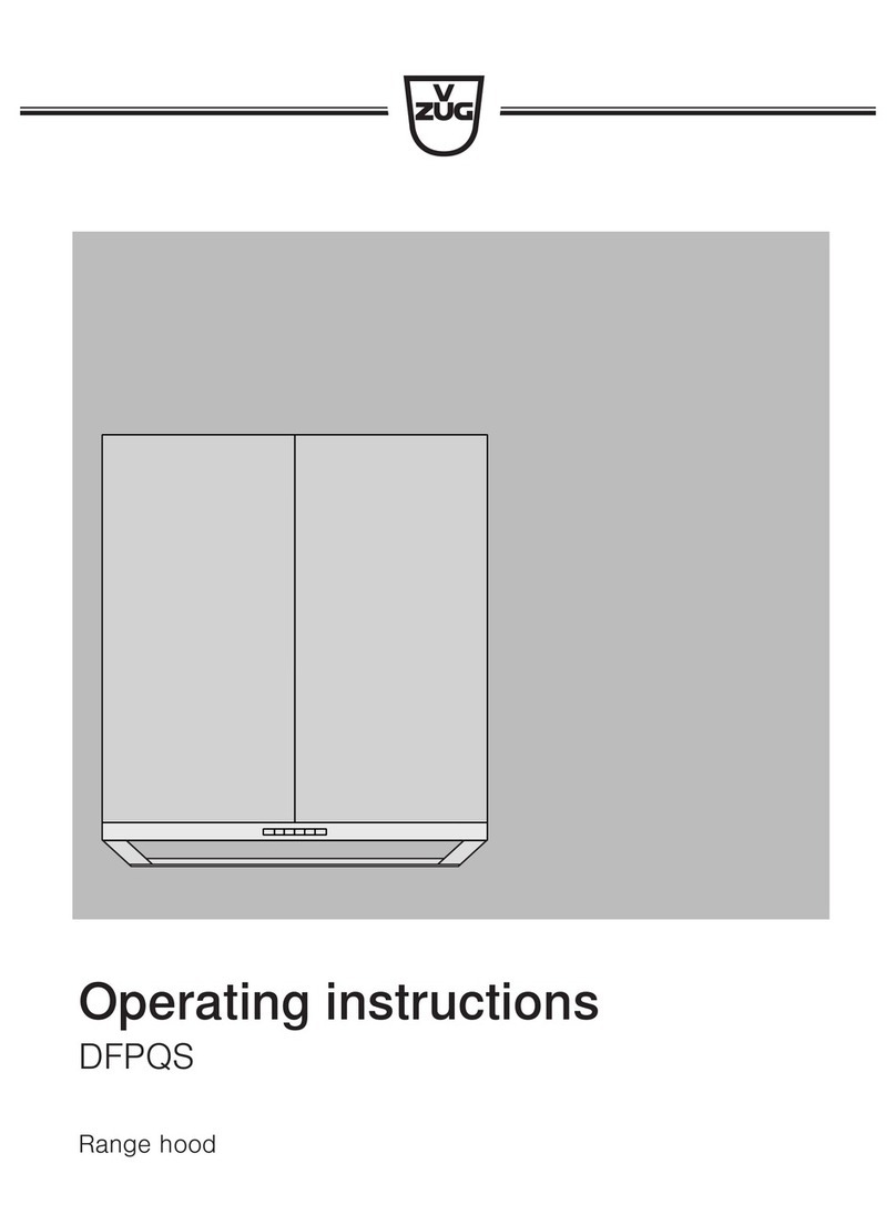 V-ZUG DFPQS9 User manual