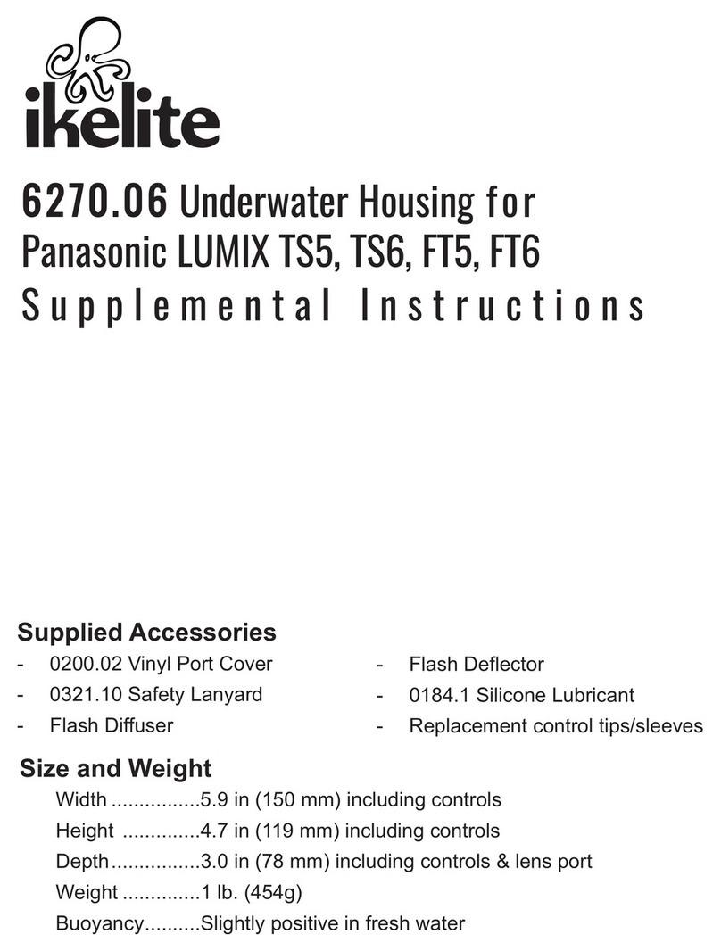 Ikelite 6270.06 Supplemental instructions