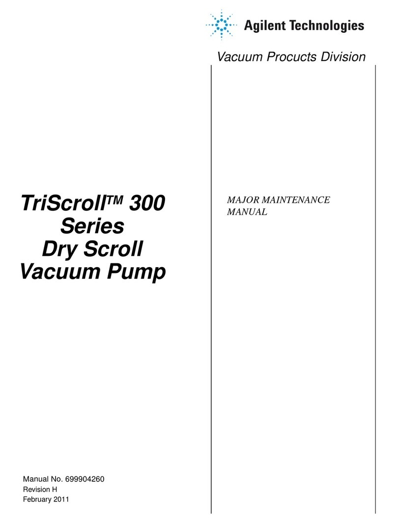 Agilent Technologies TriScroll 300 Series User manual