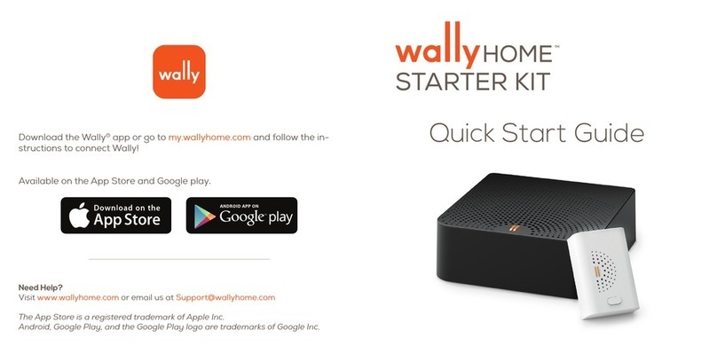 WallyHome Wally quick start guide