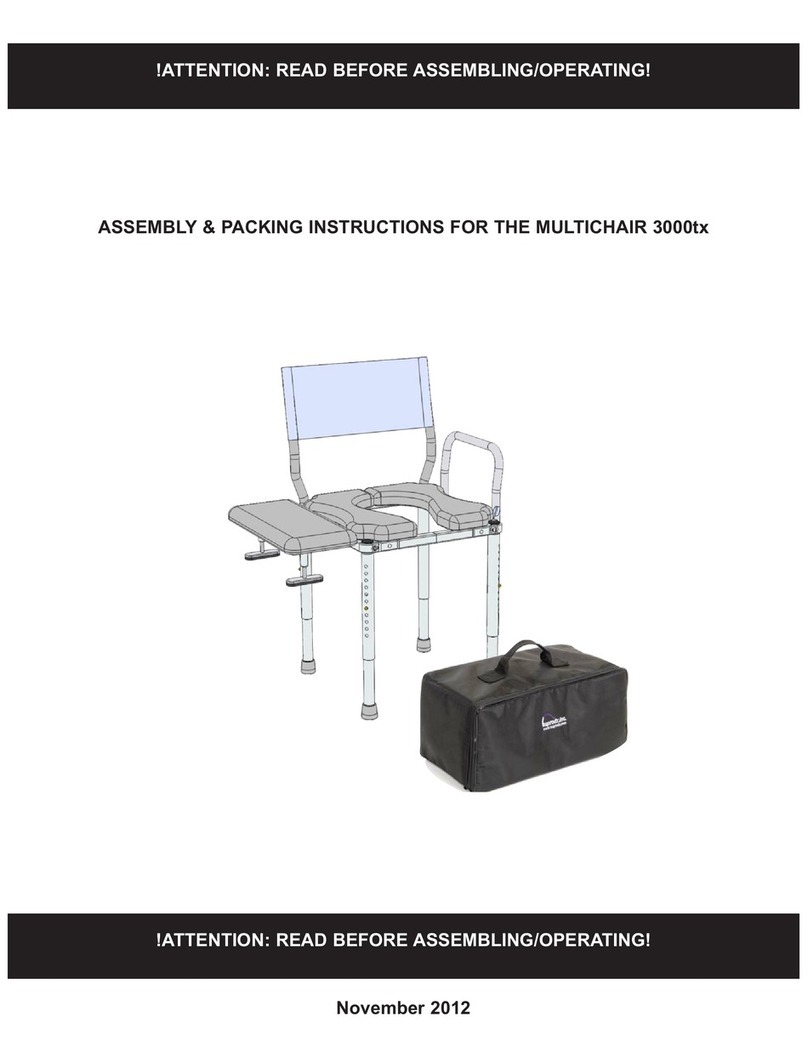 Nuprodx multiCHAIR 3000tx User manual