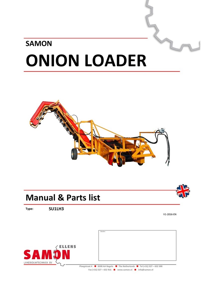 Samon ONION LOADER Manual & Parts list