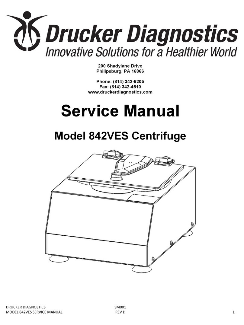 Drucker Diagnostics 842VES Service manual