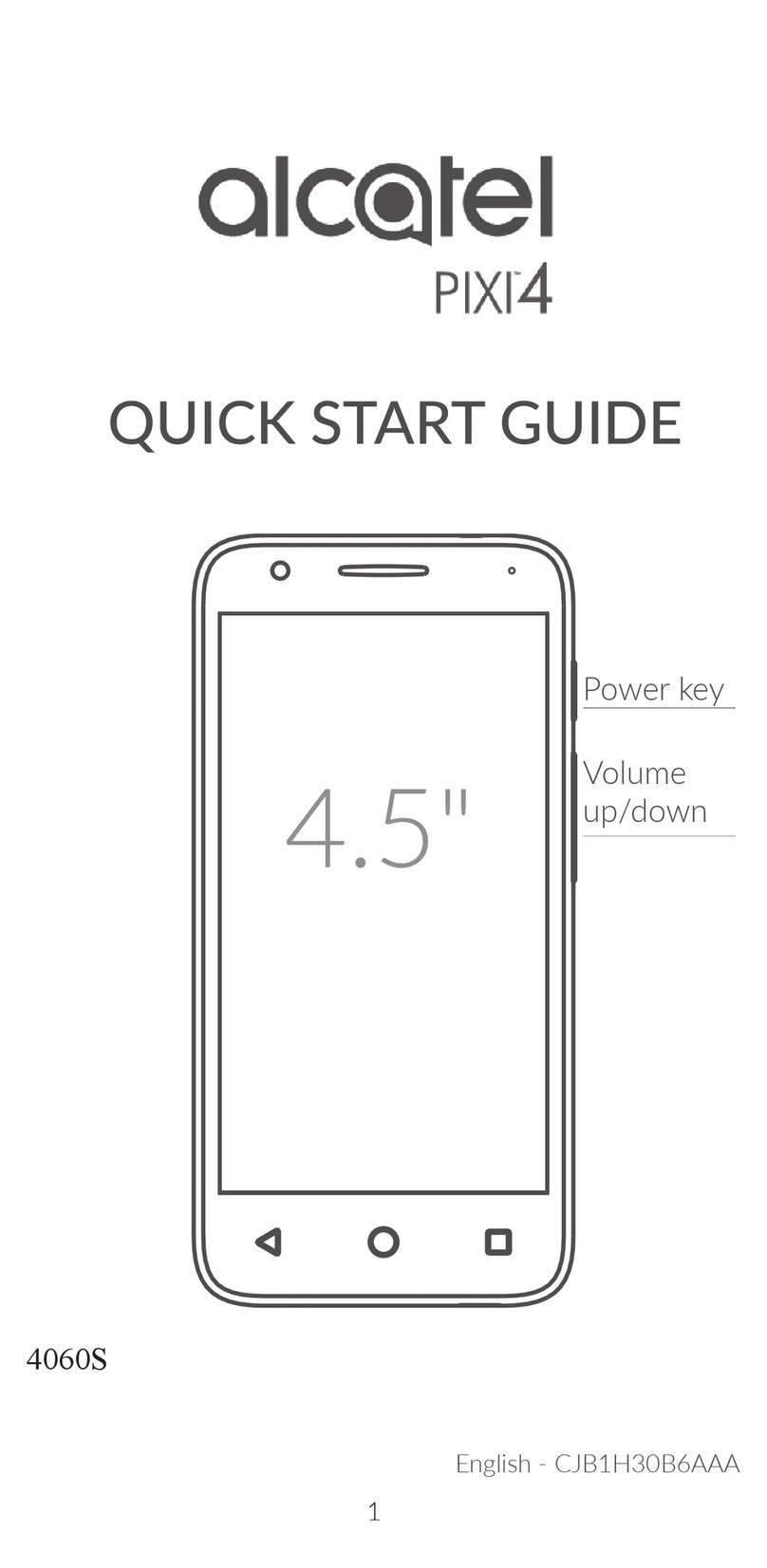 Alcatel ONETOUCH PIXI 4 User manual