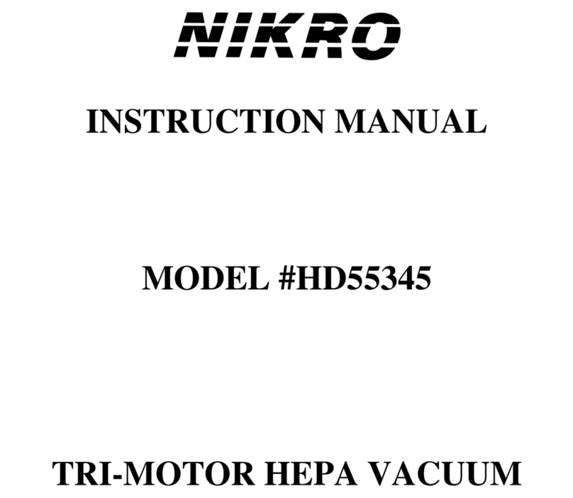 Nikro Industries HD55345 instruction manual