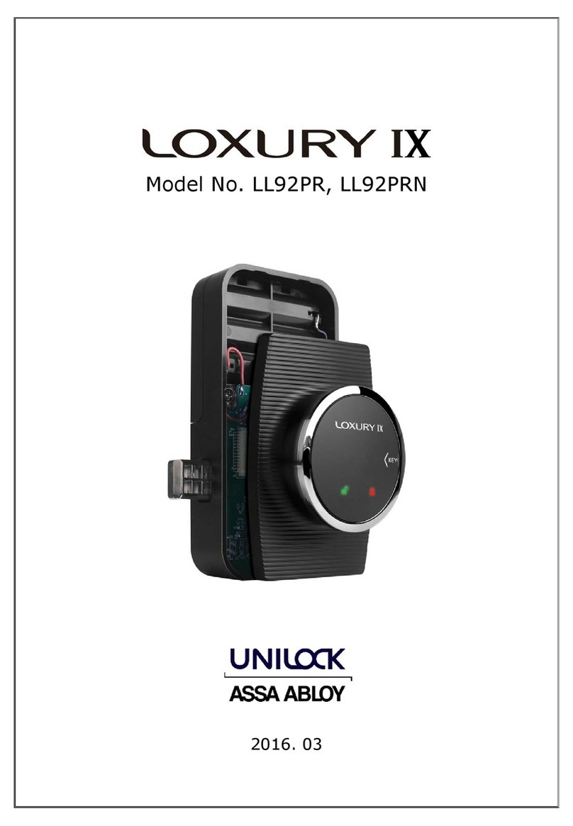 Unilock Loxury IX manual
