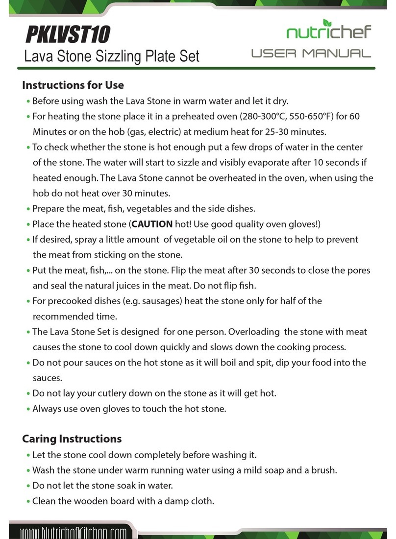 NUTRICHEF PKLVST10 user manual
