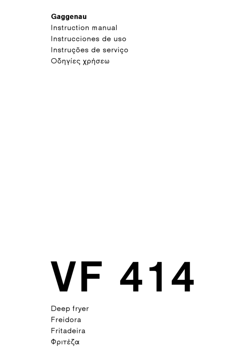 Gaggenau VF 414 instruction manual
