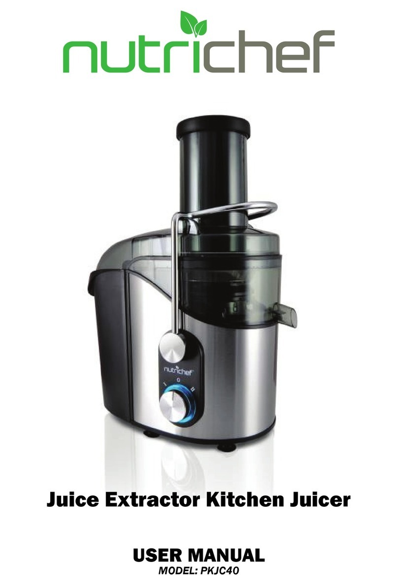NUTRICHEF PKJC40 user manual