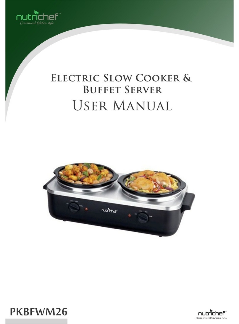 NUTRICHEF PKBFWM26 user manual
