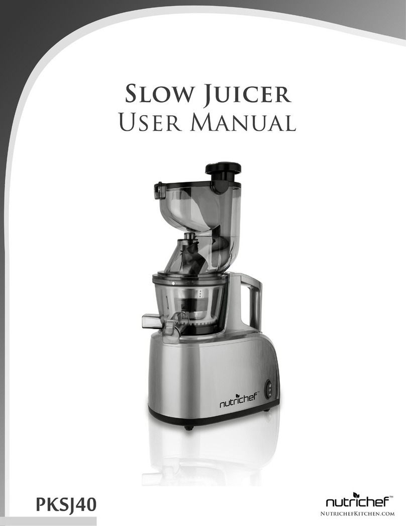 NUTRICHEF PKSJ40 user manual