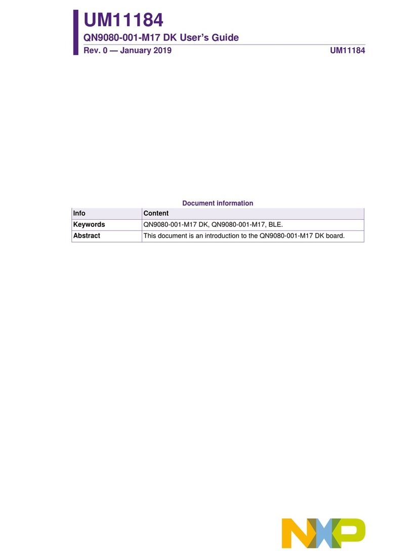 NXP Semiconductors QN9080-001-M17 DK User manual