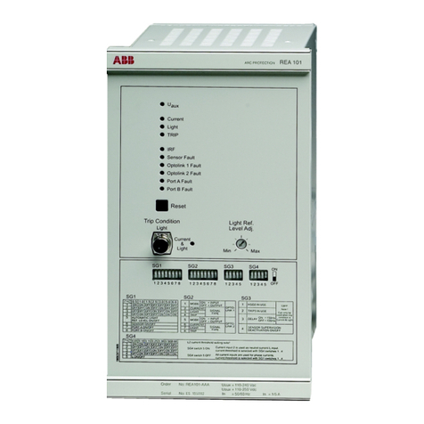 ABB REA 10 Series User manual