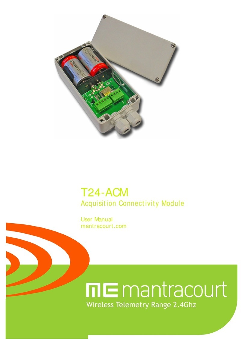 Mantracourt T24-ACM series user manual