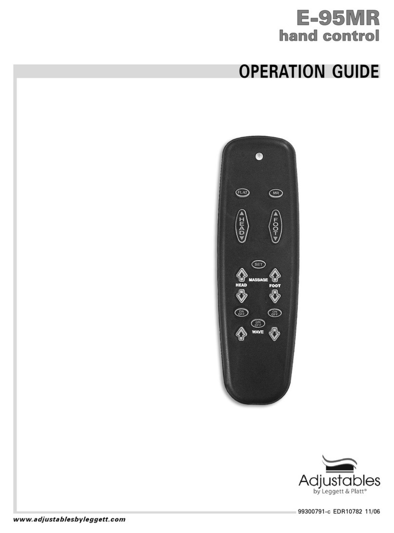 Adjustables E-95MR Operation guide